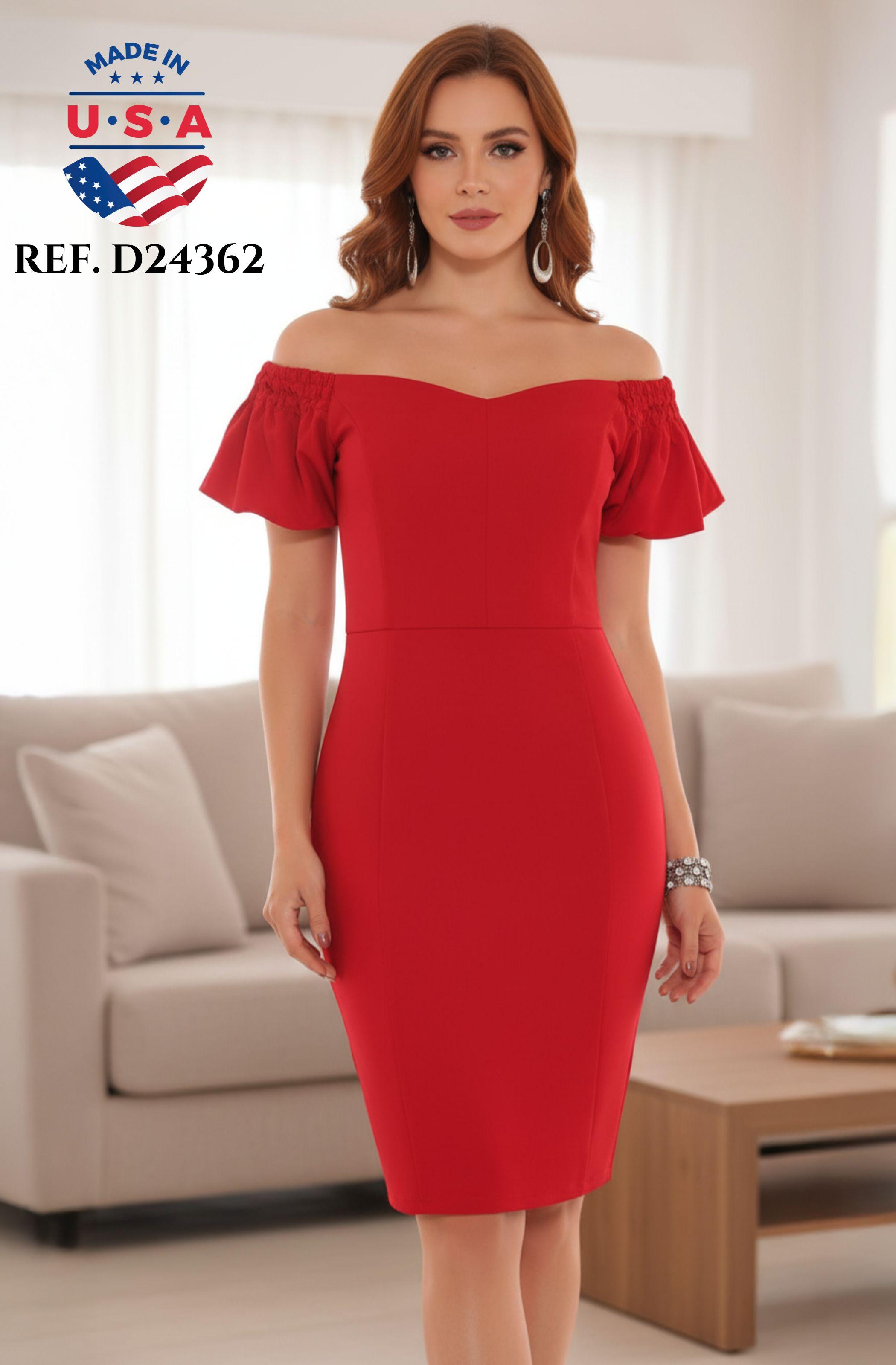 Hermoso Vestido Descotado de Fiesta